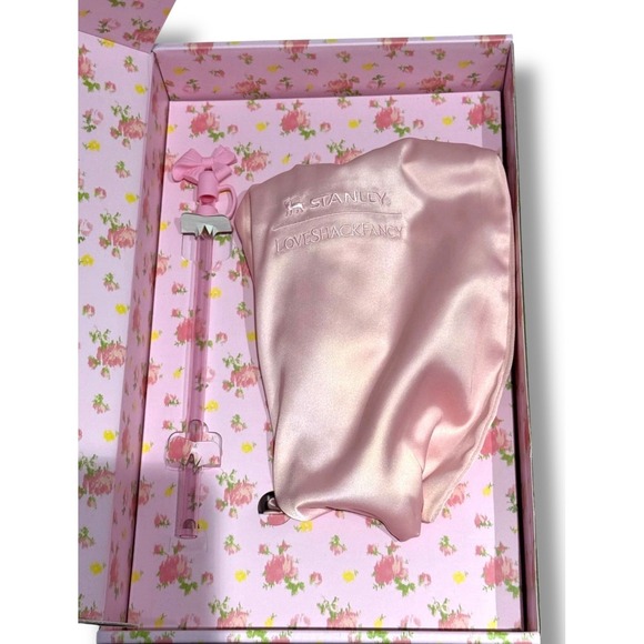 Stanley x Love Shack Fancy Quencher H2.0 Flowstate Tumbler 20oz Ibiza Sunset NIB - Picture 3 of 3